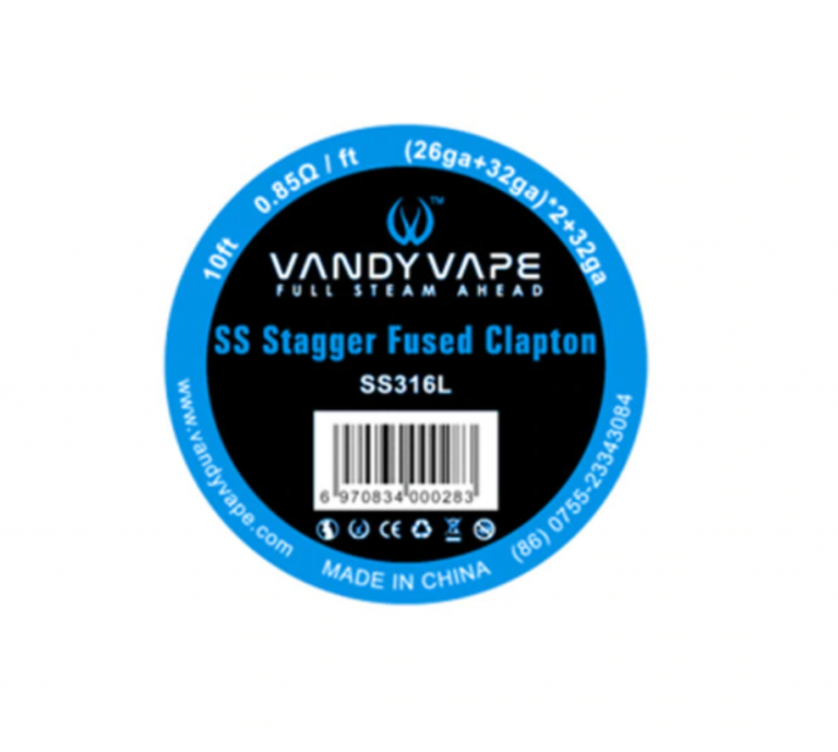 Vandy Vape SS 316 Wire (26AWG+32AWG)*2 + 32AWG 10ft /spool