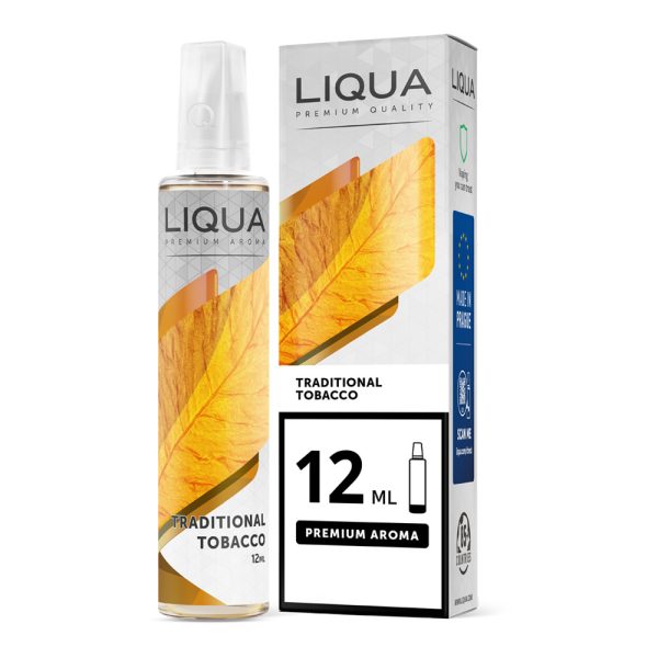 Liqua Traditional Tobacco 12ml/60ml Bottle flavor FLAVOR SHOTS