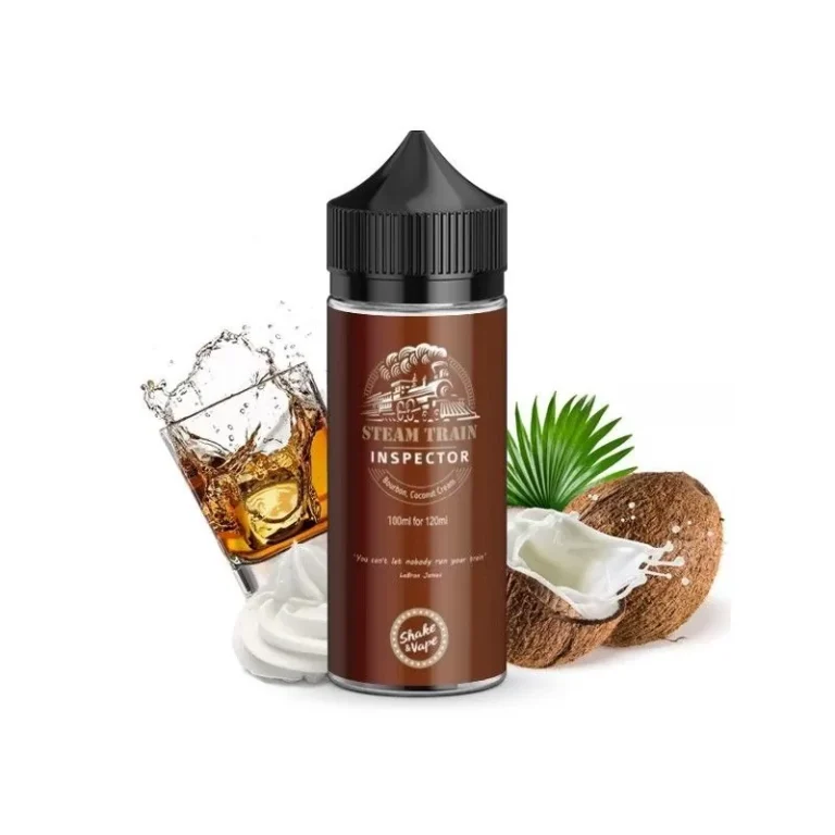 steam-train-inspector-120ml INSPECTOR 120ML (BOURBON,ΚΑΡΥΔΑ,ΚΑΡΑΜΕΛΑ) BY STEAM TRAIN
