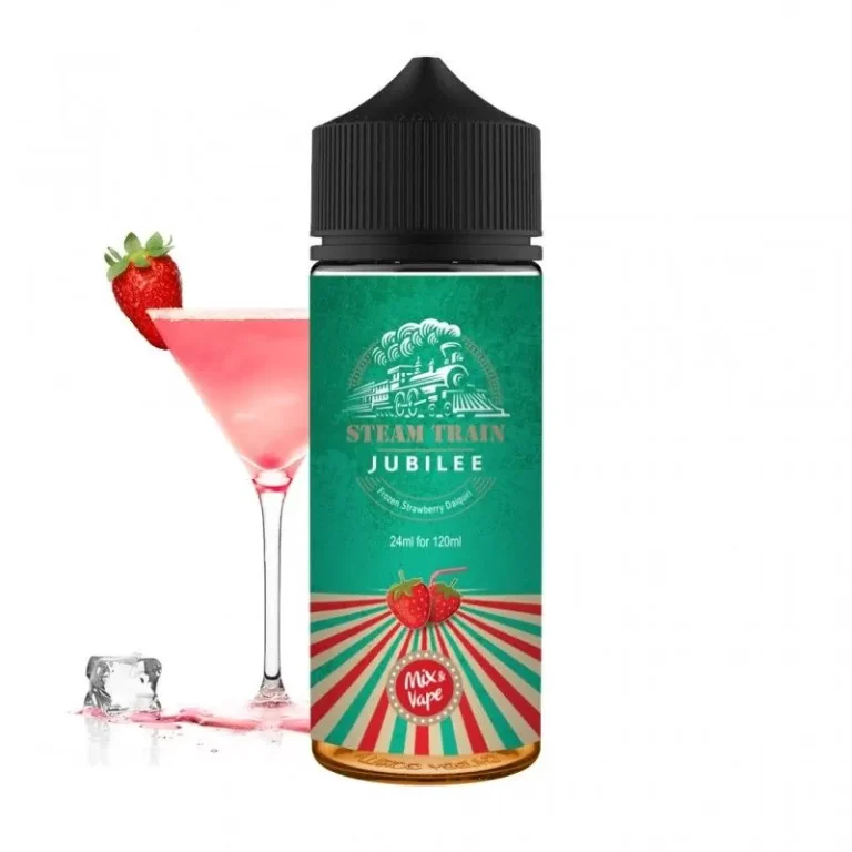JUBILEE 120ML (ΠΑΓΩΜΕΝΟ DAIQUIRI ΦΡΑΟΥΛΑ) BY STEAM TRAIN
