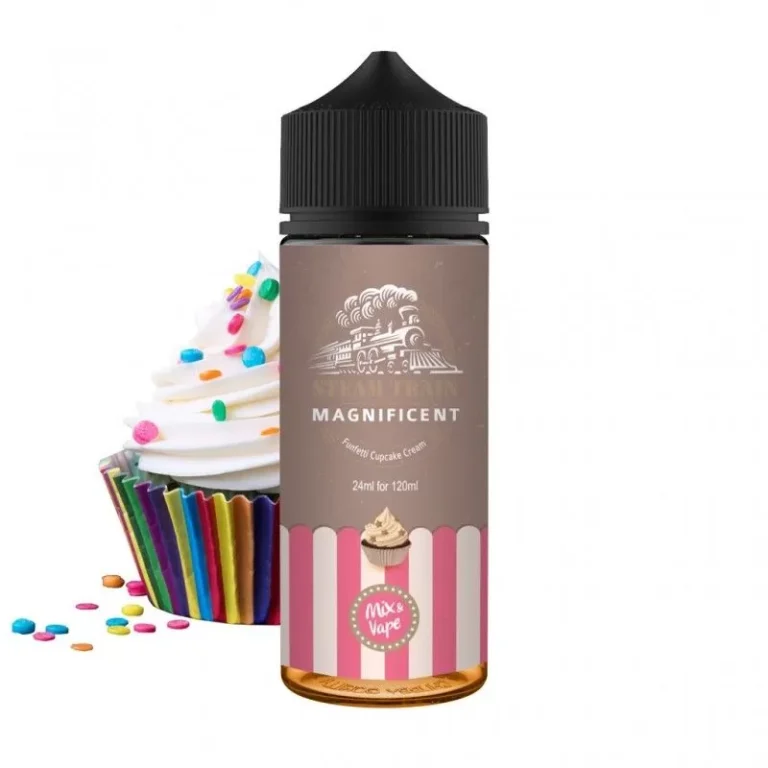 steam-train-magnificent-120ml MAGNIFICENT 120ML (FUNFETTI CUPCAKES) BY STEAM TRAIN
