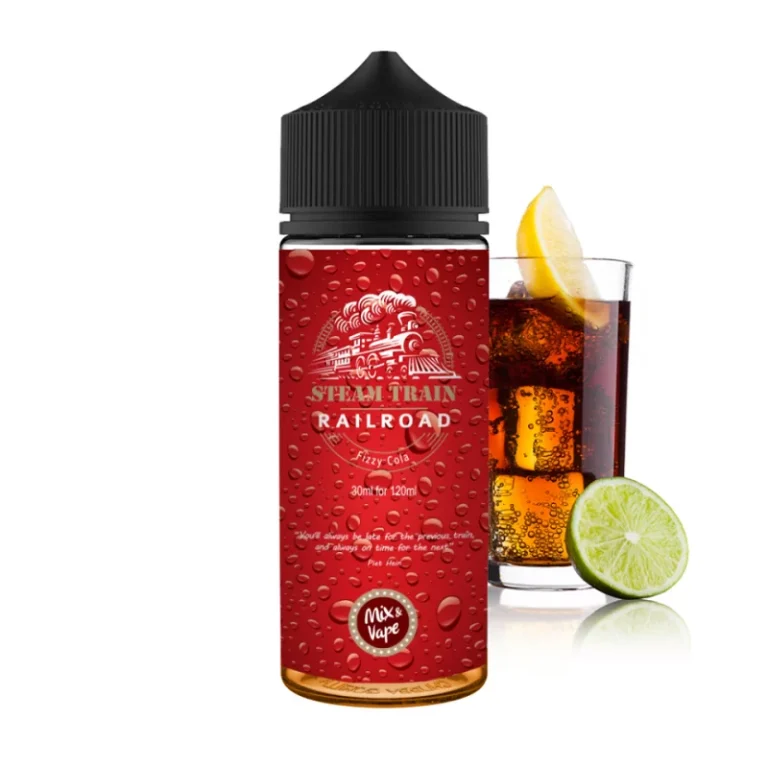 steam-train-railroad-120ml RAILROAD 120ML (COLA,ΠΑΓΑΚΙΑ,ΛΕΜΟΝΙ) BY STEAM TRAIN