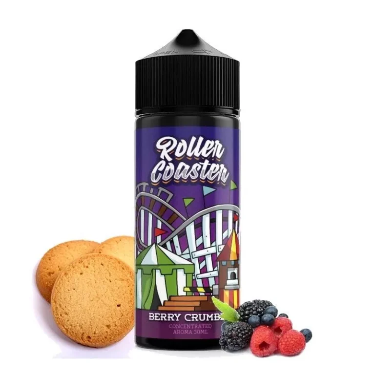 roller-coaster-berry-crumble-120ml BERRY CRUMBLE 120ML (ΜΟΥΡΑ, ΜΠΙΣΚΟΤΟ ΒΟΥΤΥΡΟΥ) BY VNV & STEAM TRAIN