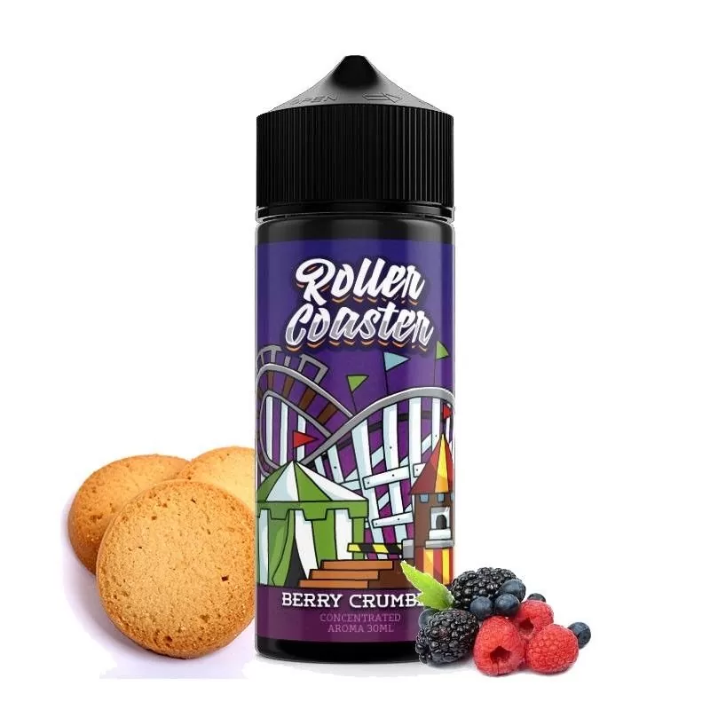 BERRY CRUMBLE 120ML (ΜΟΥΡΑ, ΜΠΙΣΚΟΤΟ ΒΟΥΤΥΡΟΥ) BY VNV & STEAM TRAIN