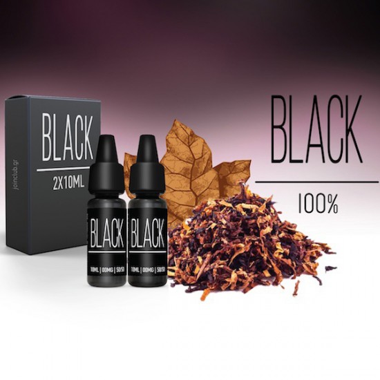 E-LIQUID 2x10ml Black 100% BLACK υγρά αναπλήρωσης