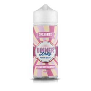 Dinner Lady Flavour Shot Strawberry Macaroon 120ml DINNER LADY