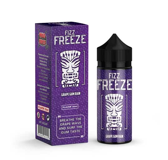 FIZZ FREEZE Grape Gum Rain 30ml/120ml bottle flavor FLAVOR SHOTS