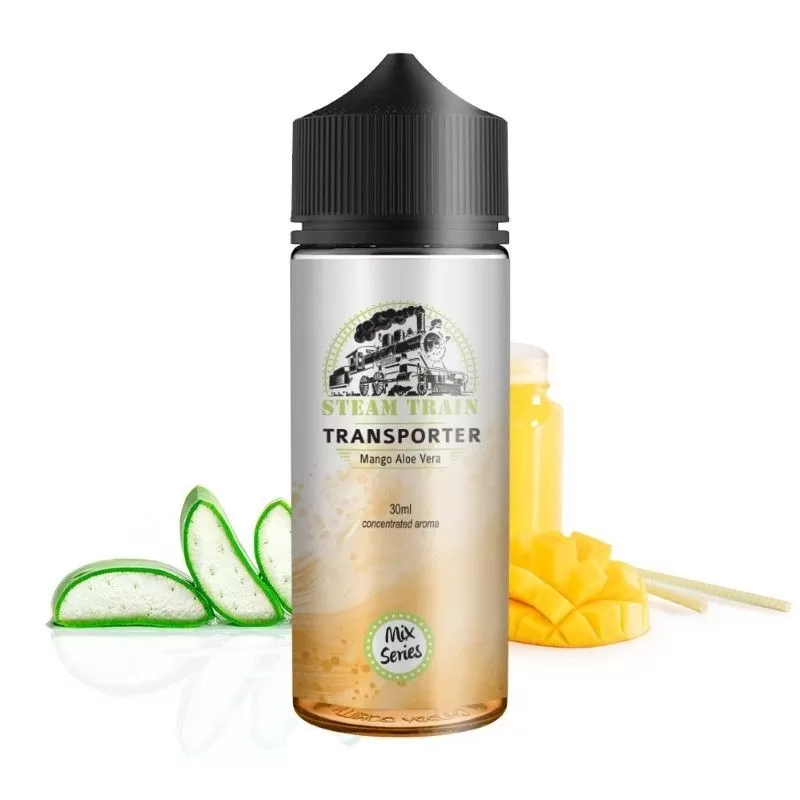 Steamtrain Flavour shot TRANSPORTER 120ML (ALOE VERA,ΧΥΜΟΣ MANGO)