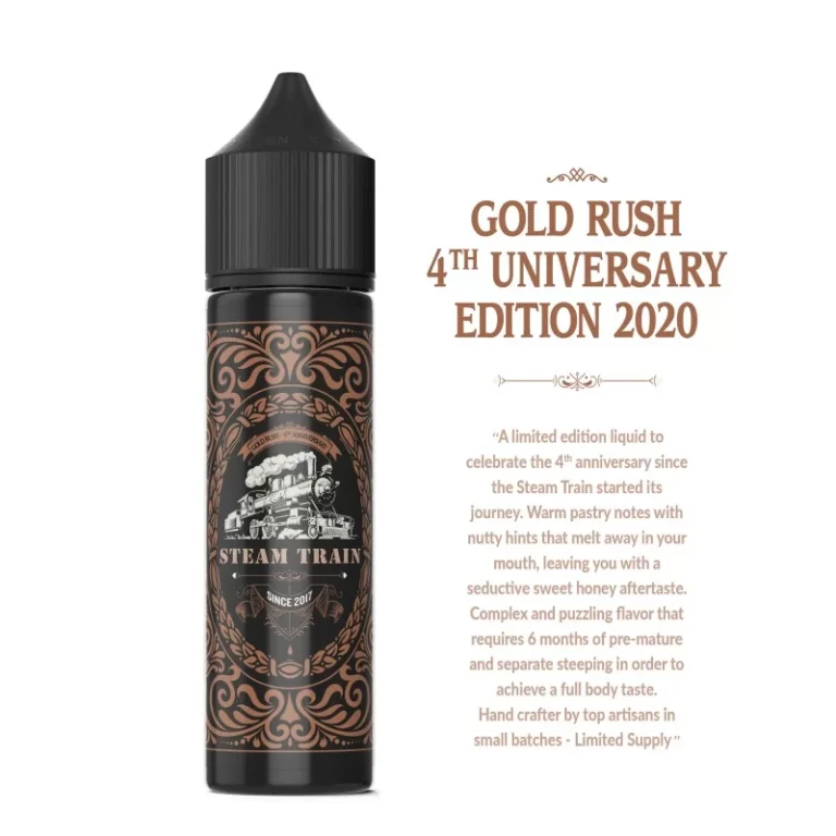 steam-train-gold-rush-επετειακή-έκδοση-2020-60ml Gold Rush - Επετειακή Έκδοση 2020 - 20/60ML by Steam Train