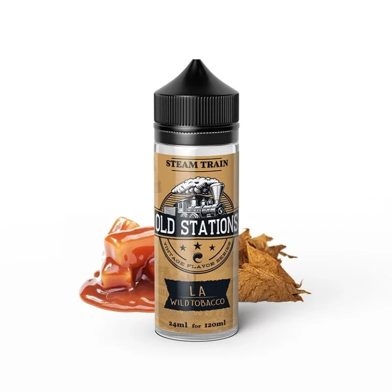 steam-train-old-stations-la-wild-tobacco-120ml Steam Train Old Stations LA Wild Tobacco 120ml