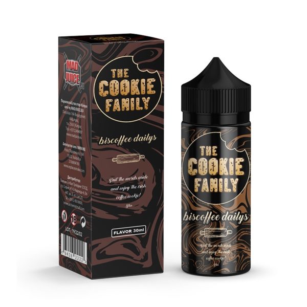 Biscoffee 30ml (120ml) – The Cookie Family by Mad Juice FLAVOR SHOTS