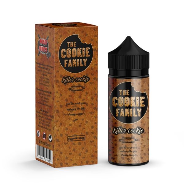 Killer Cookie 30ml (120ml) – The Cookie Family by Mad Juice FLAVOR SHOTS