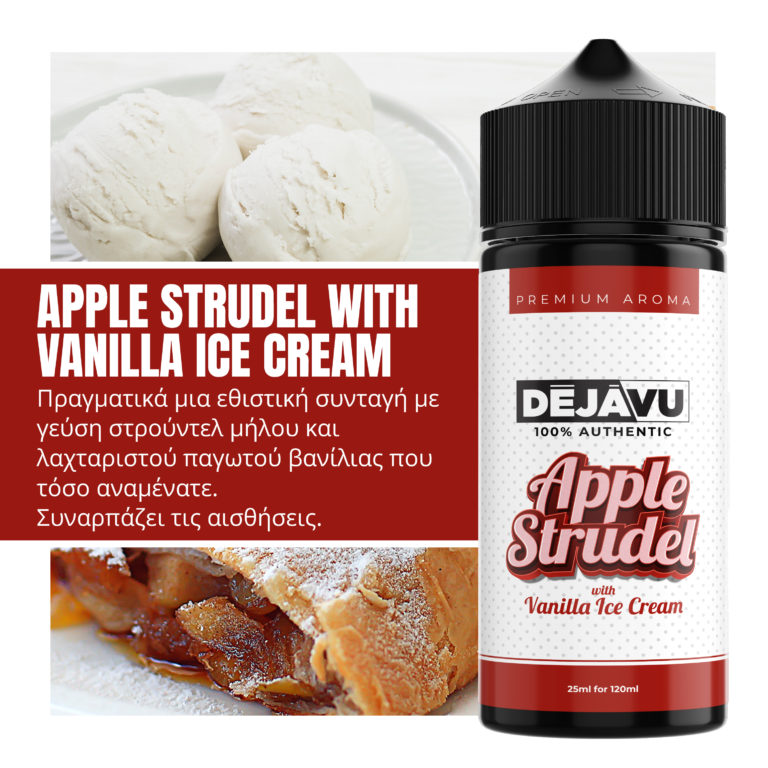 apple str copy DÉJÀVU Flavour Shot Apple Strudel With Vanilla Ice Cream 25ml (120ml)