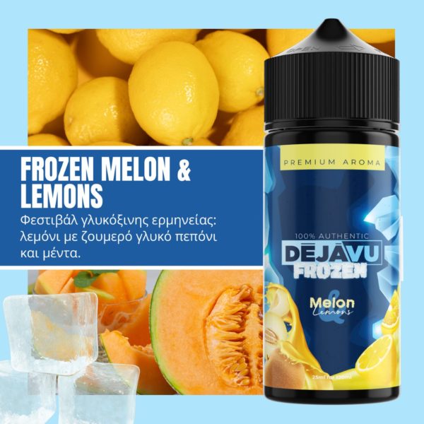 DÉJÀVU Flavour Shot Frozen Melon & Lemons 25ml (120ml) DÉJÀVU