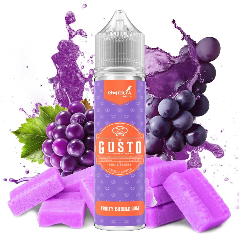GUSTO FRUITY BUBBLE GUM60ML WBF-2000x2000 Gusto Fruity Bubble Gum 20ml for 60ml