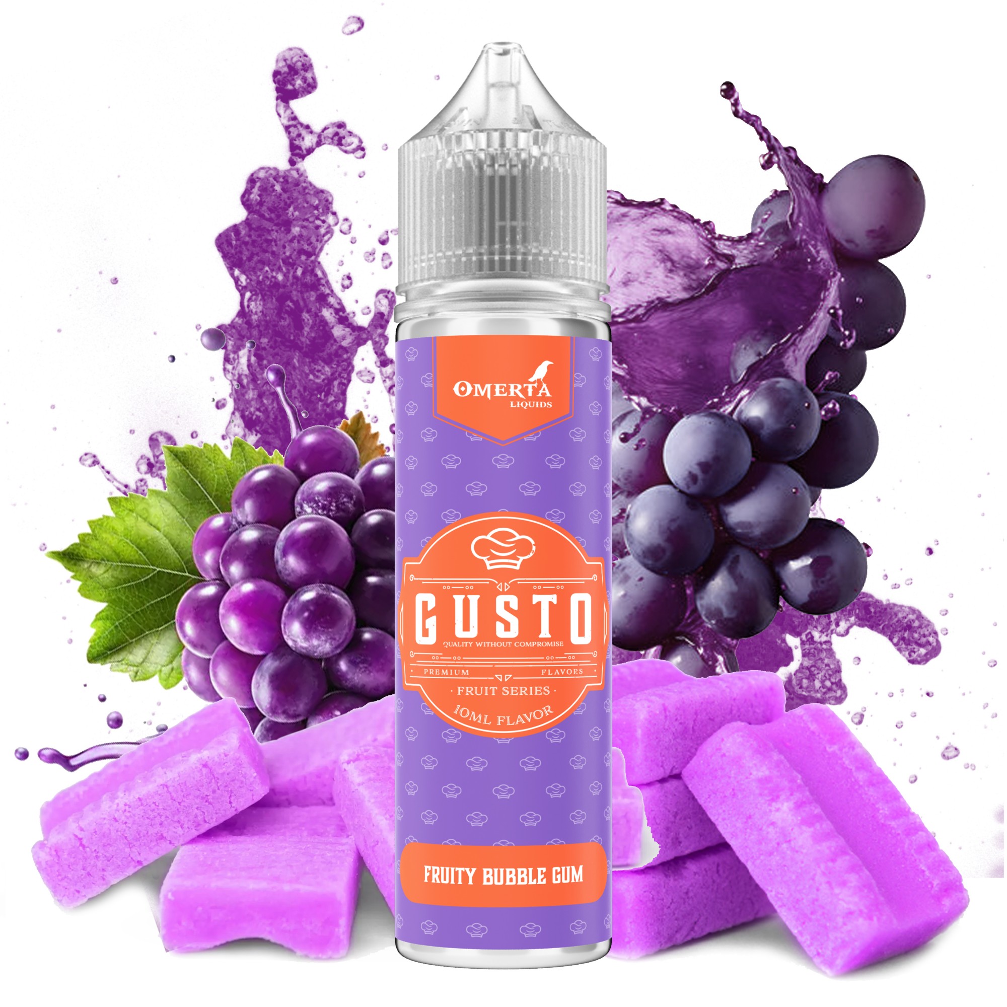 Gusto Fruity Bubble Gum 20ml for 60ml