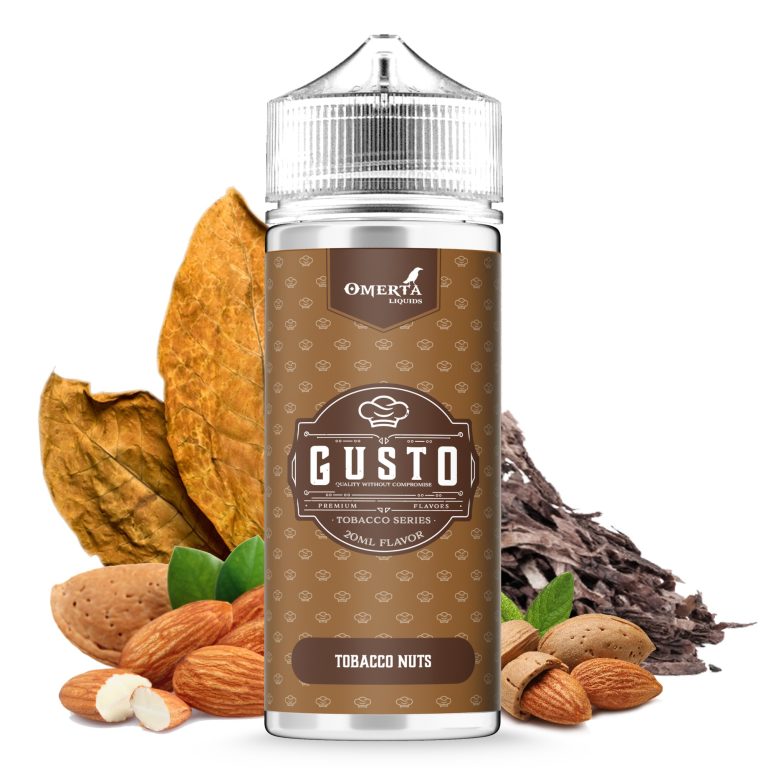 GUSTO TOBACCO NUTS 120ML WBF-2000x2000 (1) Gusto Tobacco Nuts 30ml for 120ml