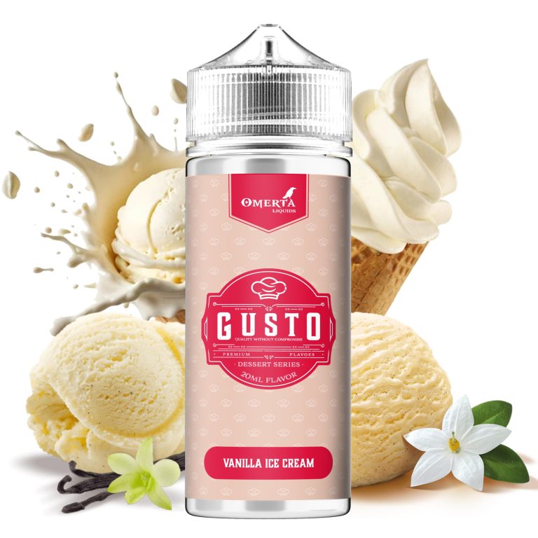 Gusto Vanilla Ice Cream 30ml for 120ml