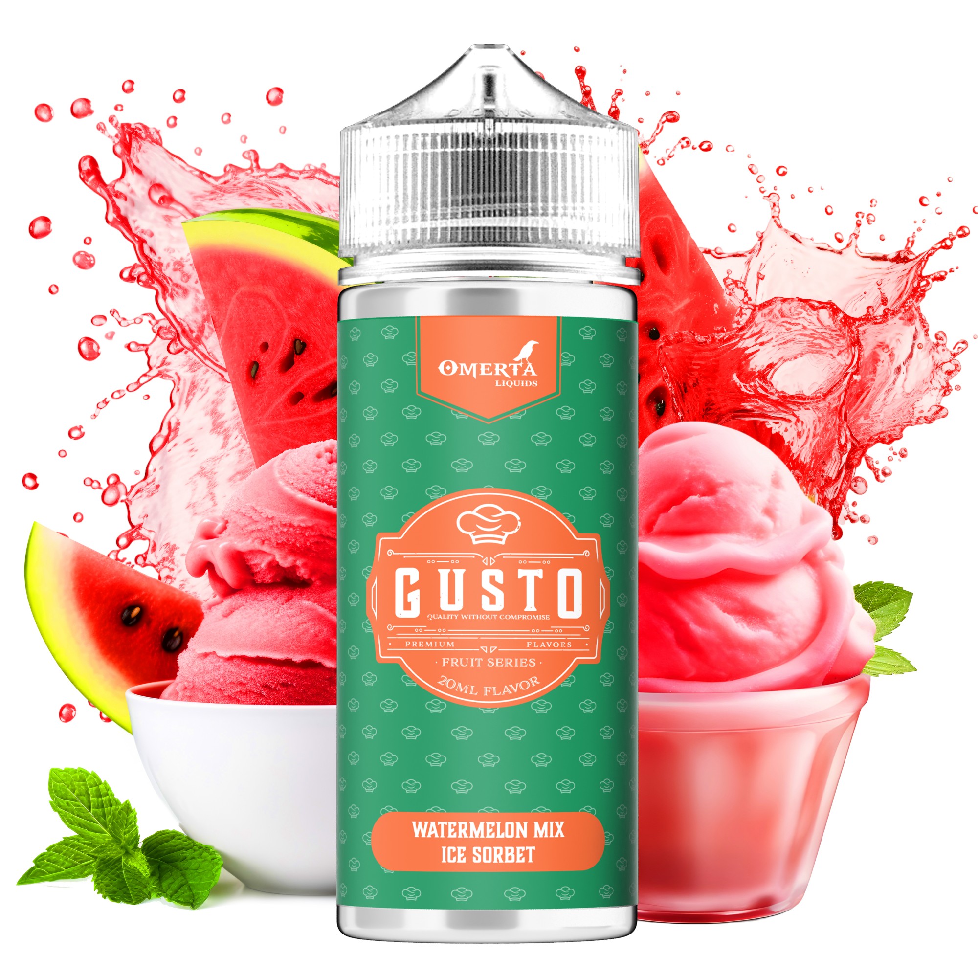 Gusto Watermelon Mix Ice Sorbet 30ml for 120ml