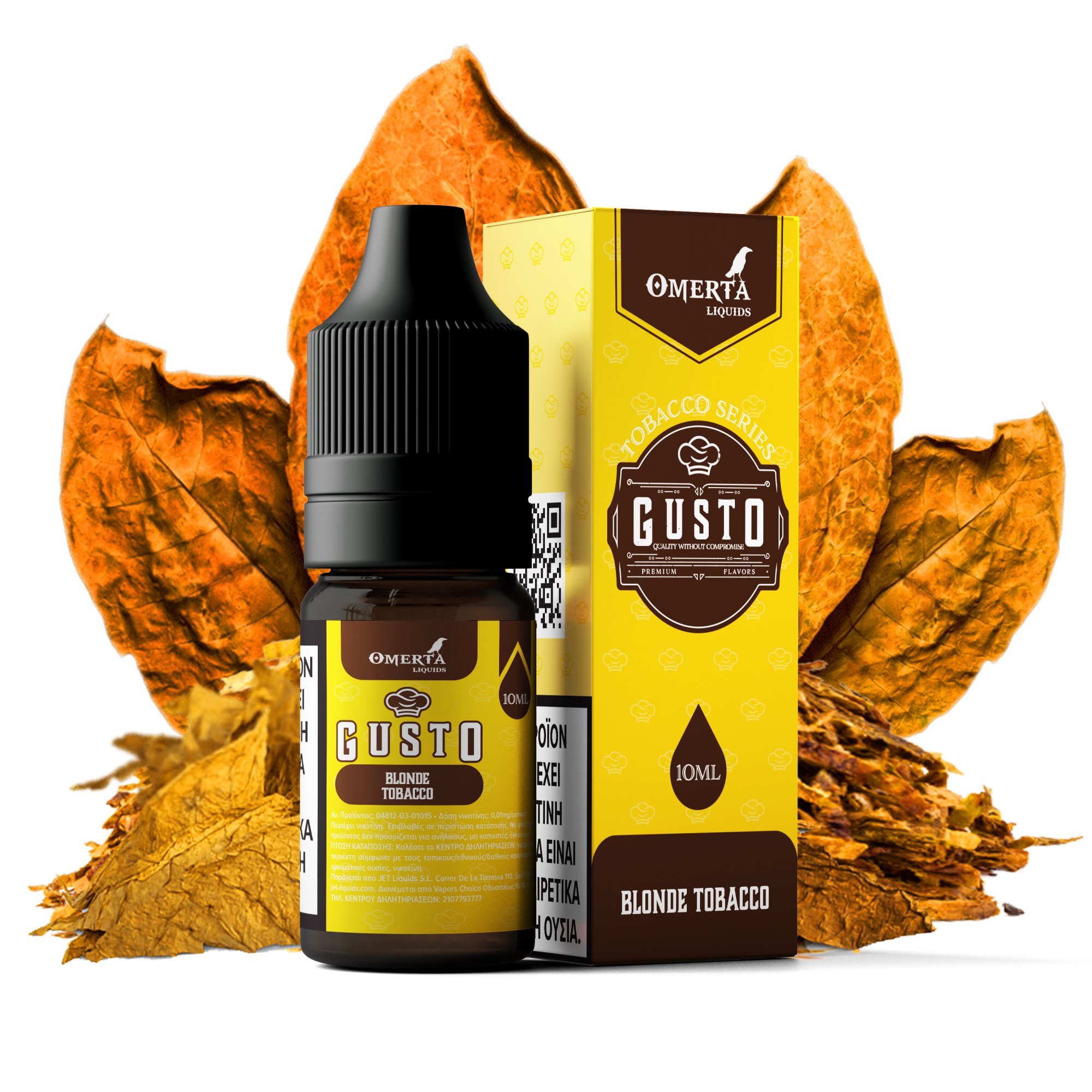 Gusto Blonde Tobacco E-Liquid 10ml