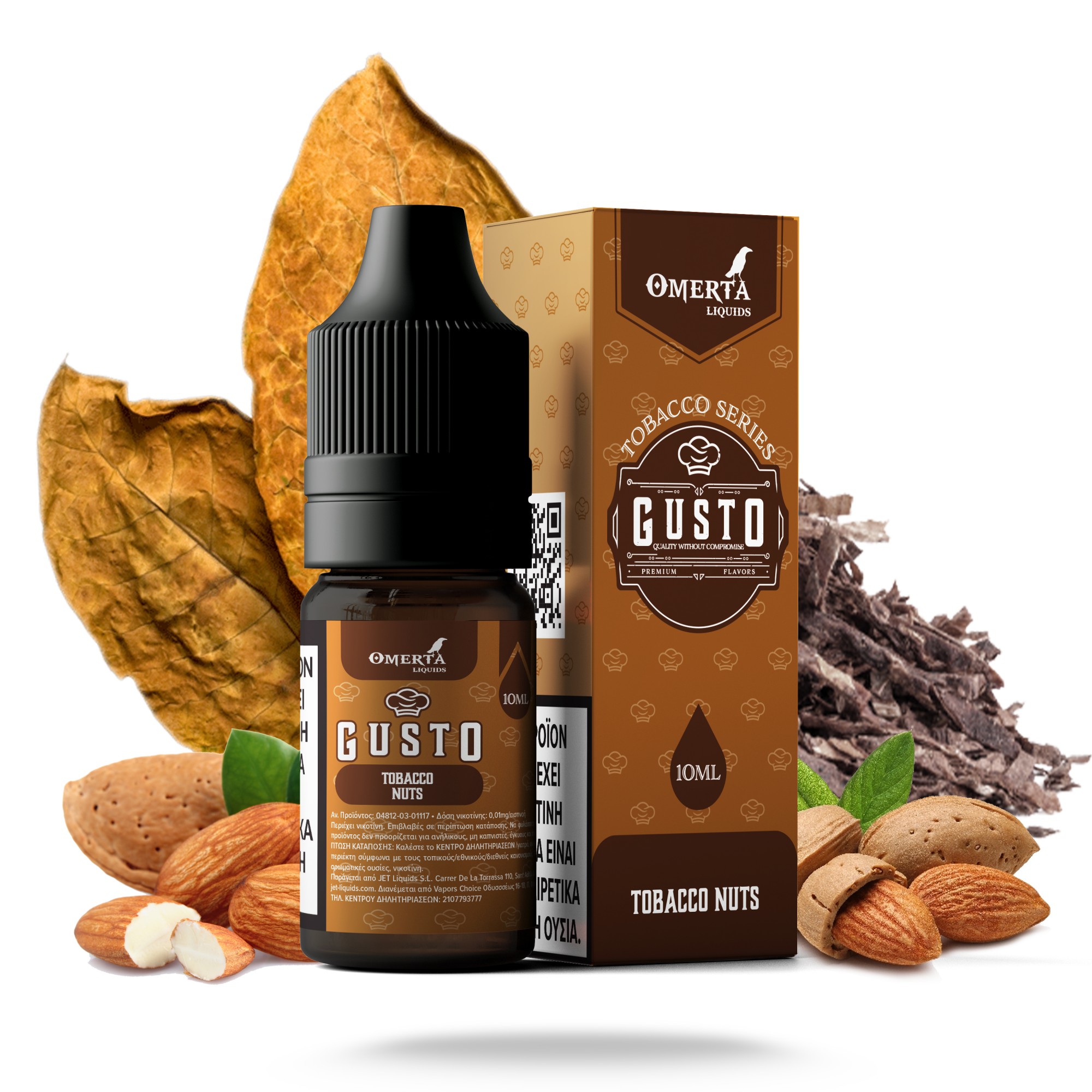 Gusto Tobacco Nuts E-Liquid 10ml