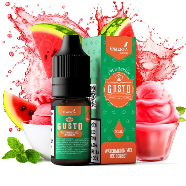 GUSTOWATERMELON MIX ICE SORBET 10ML TPD WBF-2000x2000 Gusto Watermelon Mix Ice Sorbet E-Liquid 10ml