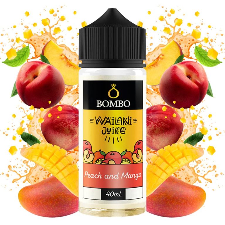 12571 BOMBO WAILANI PEACH AND MANGO 40ML/120ML FLAVORSHOT