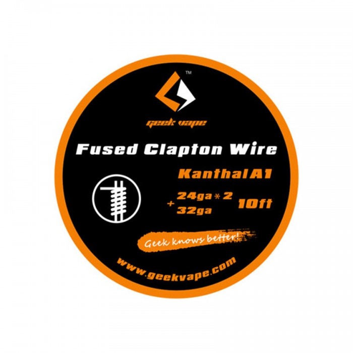 Geek Vape Kanthal A1 Fused Clapton Wire (24GAx2+32GA)