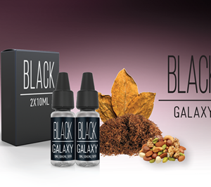 E-LIQUID 2x10ml Black Galaxy BLACK