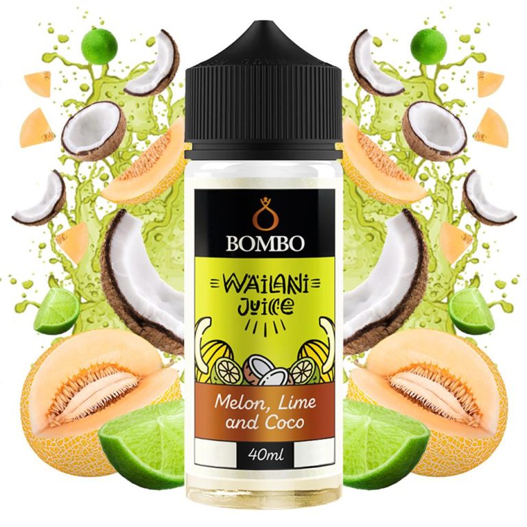 13068 BOMBO WAILANI JUICE MELON LIME AND COCO 40ML/120ML FLAVORSHOT.