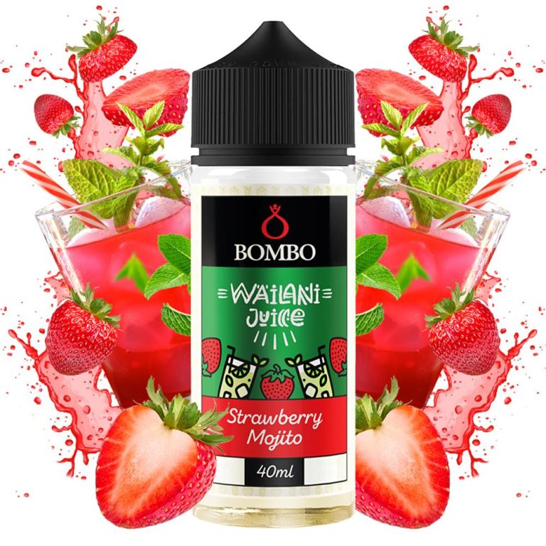 13070 BOMBO WAILANI JUICE STRAWBERRY MOJITO 40ML/120ML FLAVORSHOT.