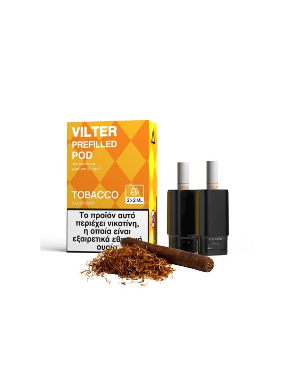 Aspire Vilter Tobacco Prefilled Pod 2x2ml (PACK OF 2) ΑΤΜΟΠΟΙΗΤΕΣ