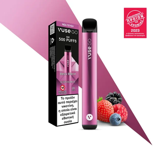 VUSE GO – BERRY BLEND 500 PUFFS 20MG VUSE GO