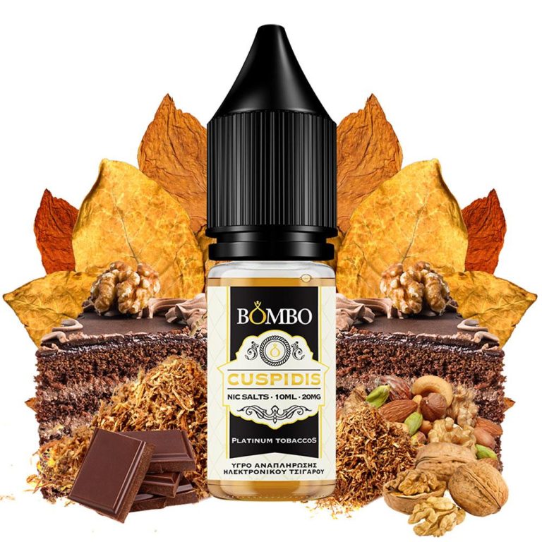 13102 BOMBO PLATINUM TOBACCOS CUSPIDIS 10ML 20MG NIC SALTS