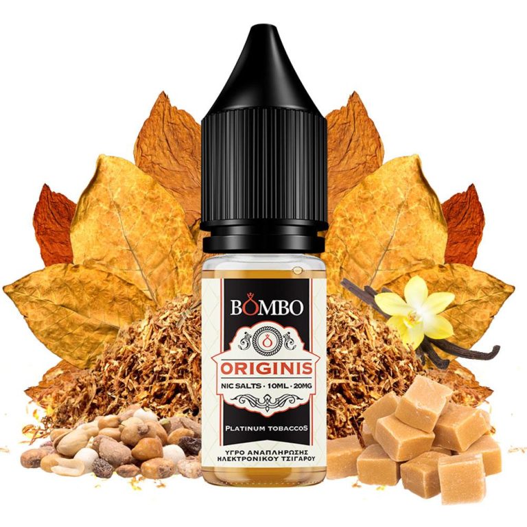 13106 BOMBO PLATINUM TOBACCOS ORIGINIS 10ML 20MG NIC SALTS