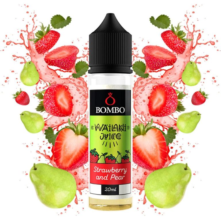 13193 BOMBO WAILANI JUICE STRAWBERRY PEAR 20ML/60ML FLAVORSHOT