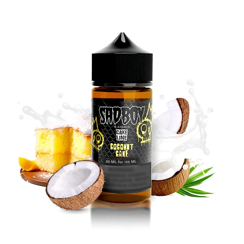 SADBOY Cake Line Coconut Cake (30ml for 120ml) (Made in USA)