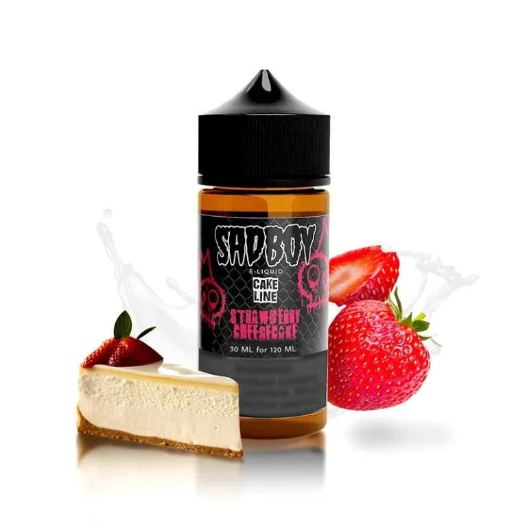 SADBOY Cake Line Strawberry Cheesecake (30ml for 120ml) (Made in USA)