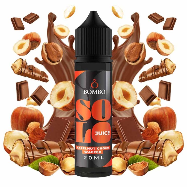 13589 BOMBO SOLO JUICE HAZELNUT CHOCO WAFFER 20ML/60ML FLAVORSHOT