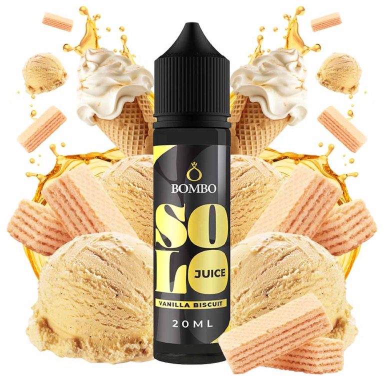 13590 BOMBO SOLO JUICE VANILLA BISCUIT 20ML/60ML FLAVORSHOT