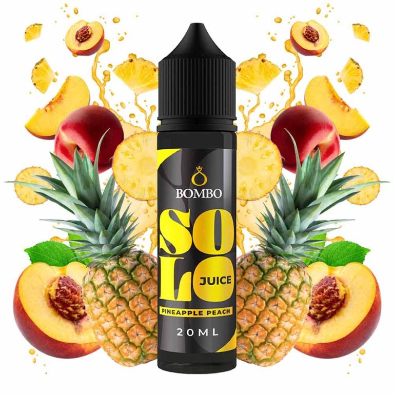 13591 BOMBO SOLO JUICE PINEAPPLE PEACH 20ML/60ML FLAVORSHOT