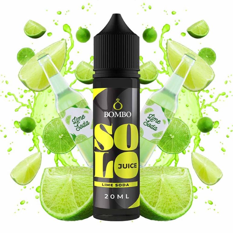 13593 BOMBO SOLO JUICE LIME SODA 20ML/60ML FLAVORSHOT