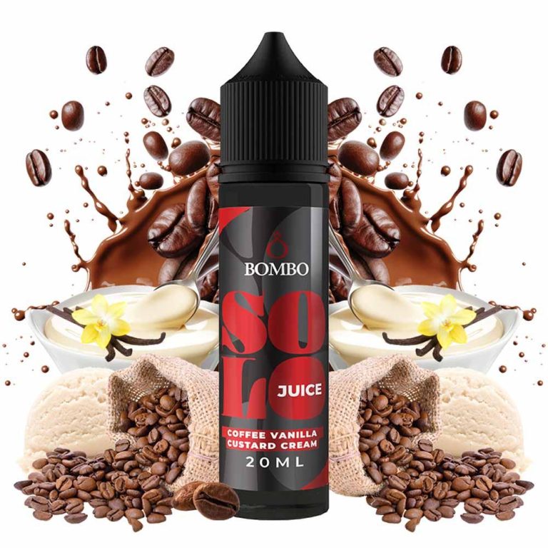 13597 BOMBO SOLO JUICE COFFEE VANILLA CUSTARD CREAM 20ML/60ML FLAVORSHOT
