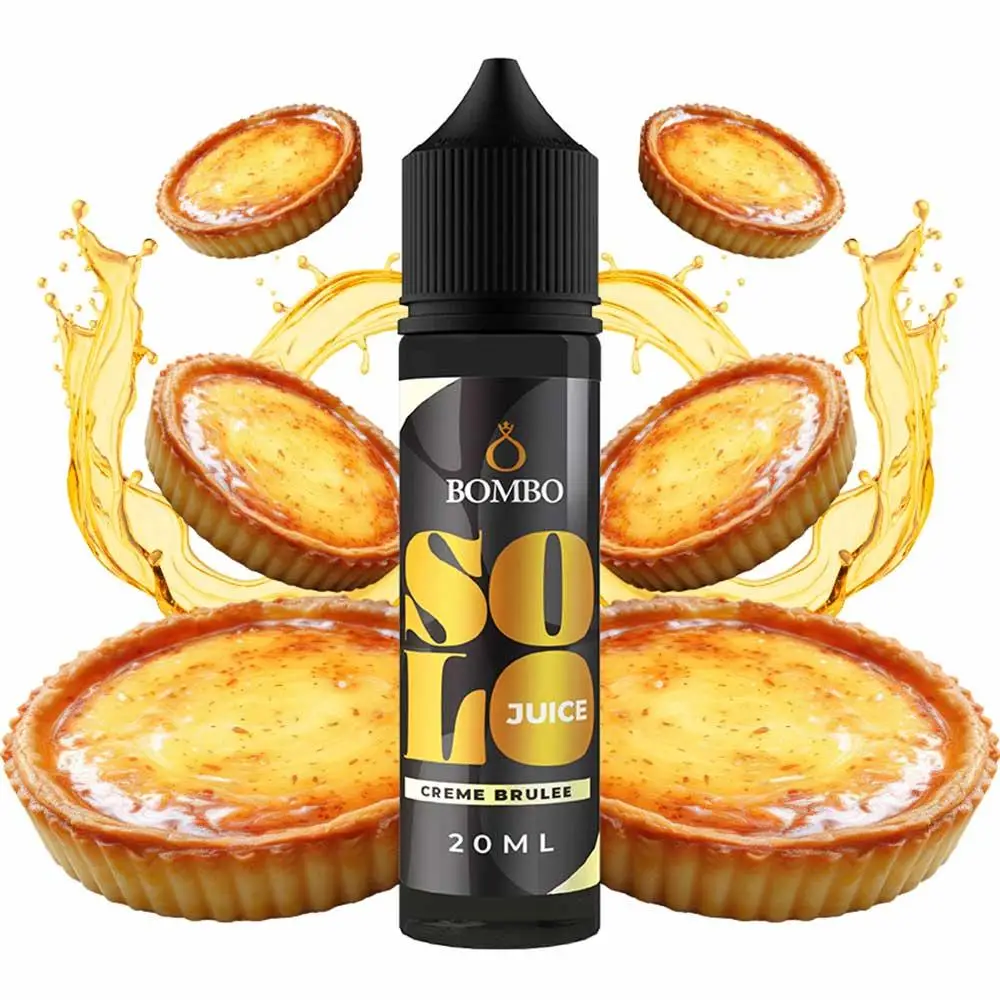 BOMBO SOLO JUICE CREME BRULEE 20ML/60ML FLAVORSHOT