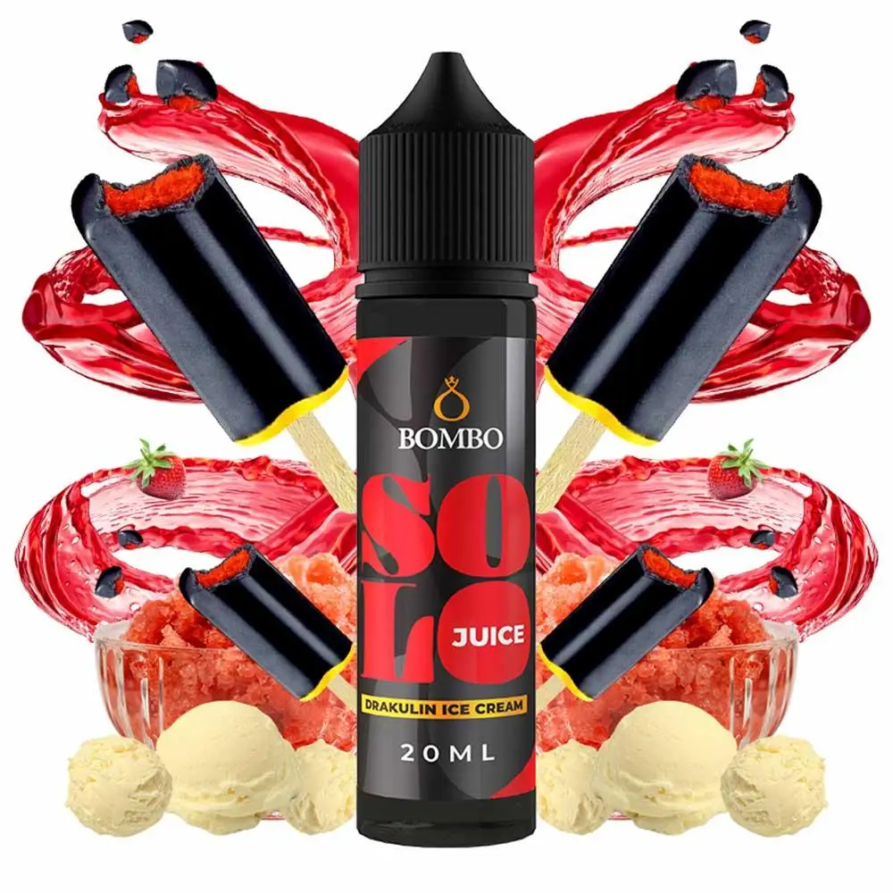 BOMBO SOLO JUICE DRAKULIN ICE CREAM 20ML/60ML FLAVORSHOT