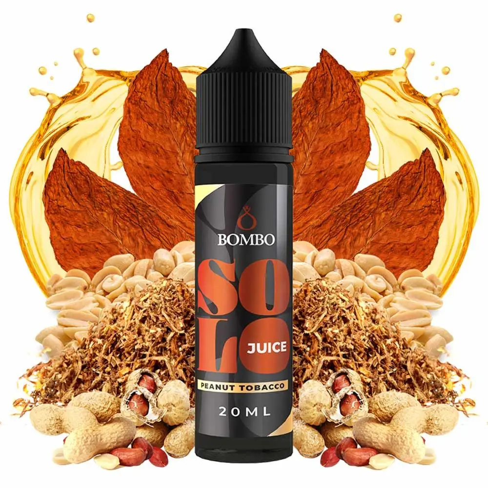 BOMBO SOLO JUICE PEANUT TOBACCO 20ML/60ML FLAVORSHOT