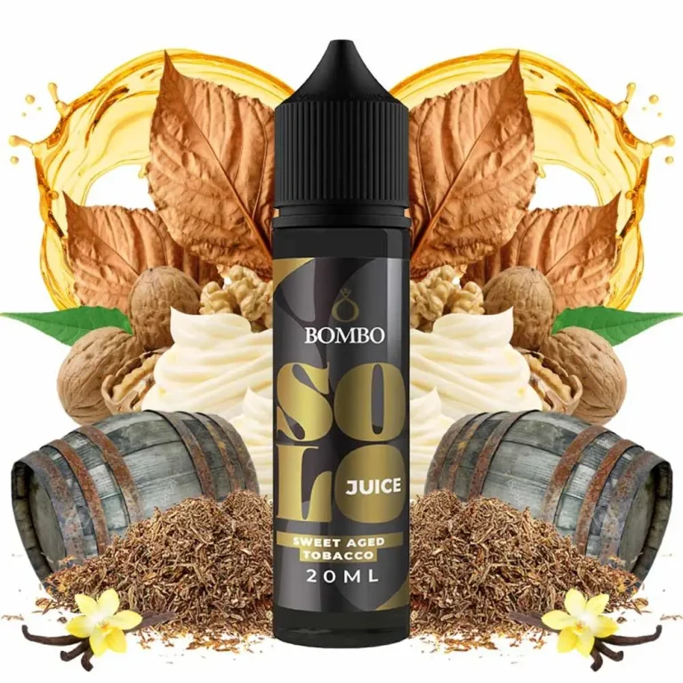 BOMBO SOLO JUICE SWEET AGED TOBACCO 20ML/60ML FLAVORSHOT