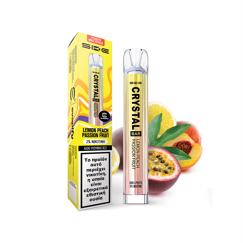SKE Crystal Bar Lemon Peach Passion Fruit 20mg 2ml