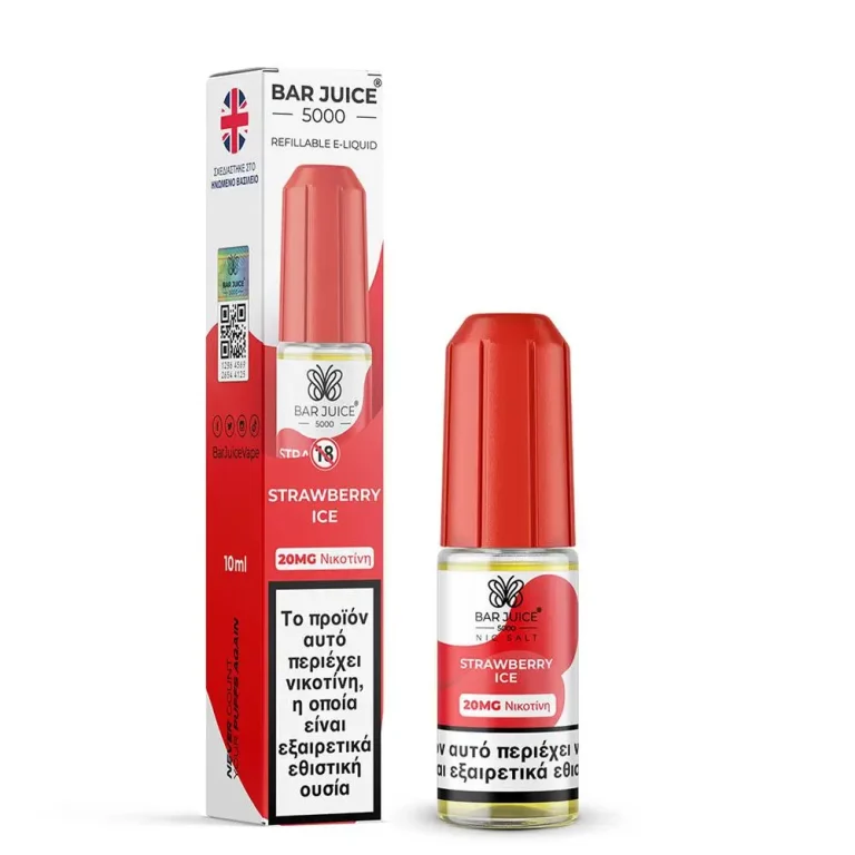 bar-juice-5000-strawberry-ice-10ml-20mg-nic-salts BAR JUICE 5000 STRAWBERRY ICE 10ML 20MG NIC SALTS