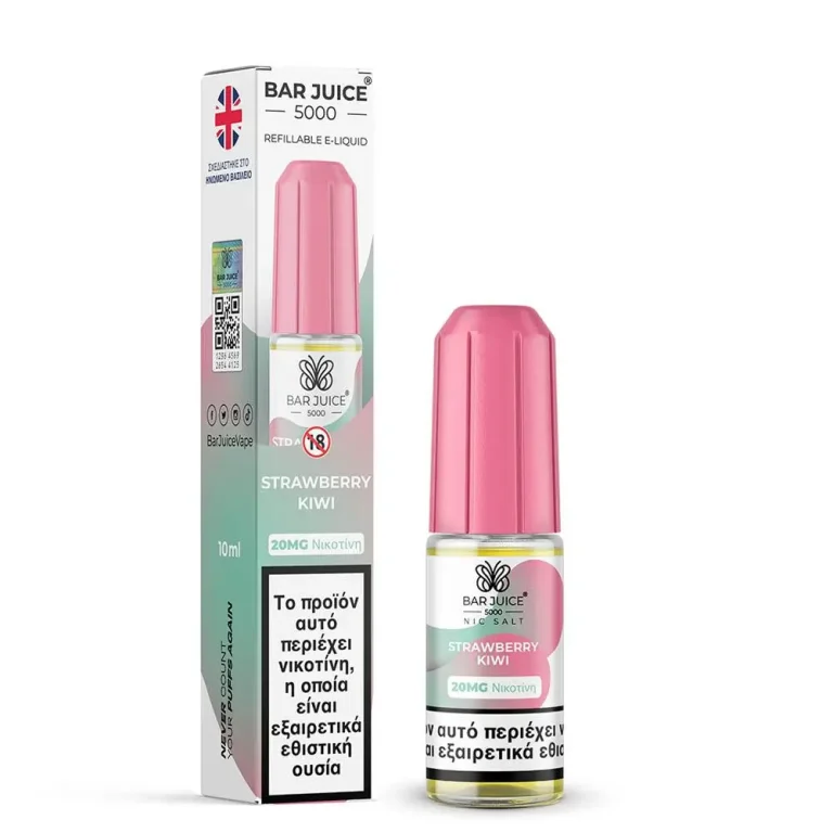 BAR JUICE 5000 STRAWBERRY KIWI 10ML 20MG NIC SALTS